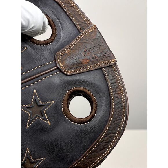 Durango Composite Toe Waterproof Western Work Boot DDB0366 Mens 13M Vintage Flag - Picture 7 of 16